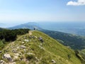 Wonderful panoramas of forests and pastures from the lookout in the Ucka Nature Park, Croatia / ÃÅudesne panorame na ÃÂ¡ume
